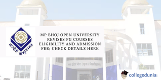 MP Bhoj Open University Revises PG Courses Eligibility and Admission Fee; Check Details Here
